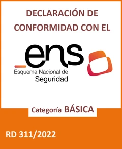 Declaración de conformidad con el Esquema Nacional de Seguridad